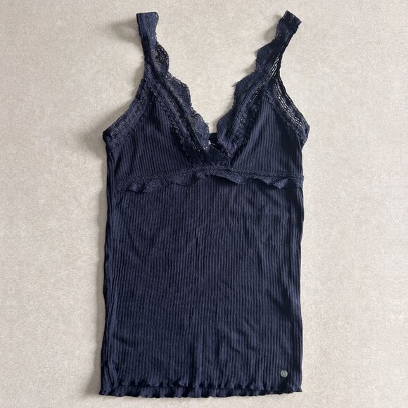 RARE Denim & Supply Ralph Lauren Cotton Lace Trim Camisole ALT ASO Elena Gilbert - Picture 3 of 8